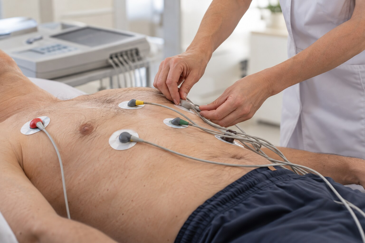 Examen par électrocardiogramme dans le cadre d’un bilan cardiaque